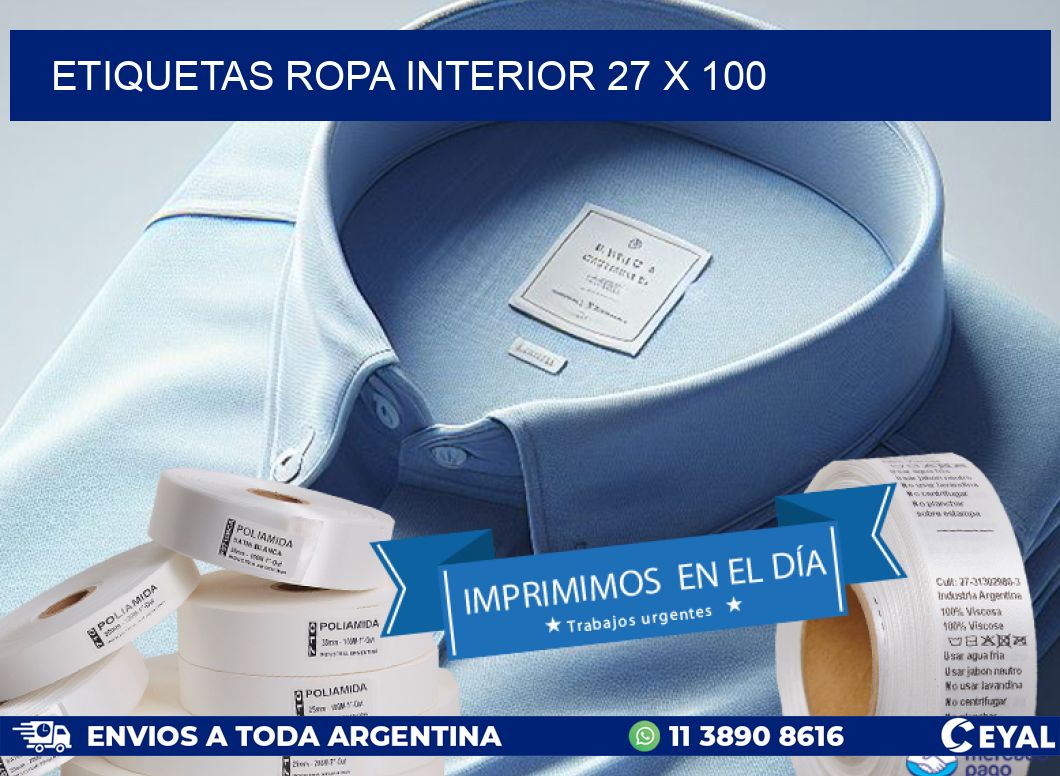 ETIQUETAS ROPA INTERIOR 27 x 100