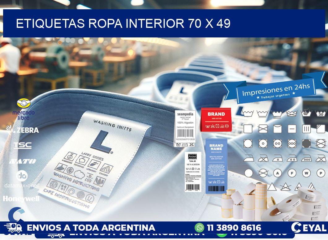 ETIQUETAS ROPA INTERIOR 70 x 49