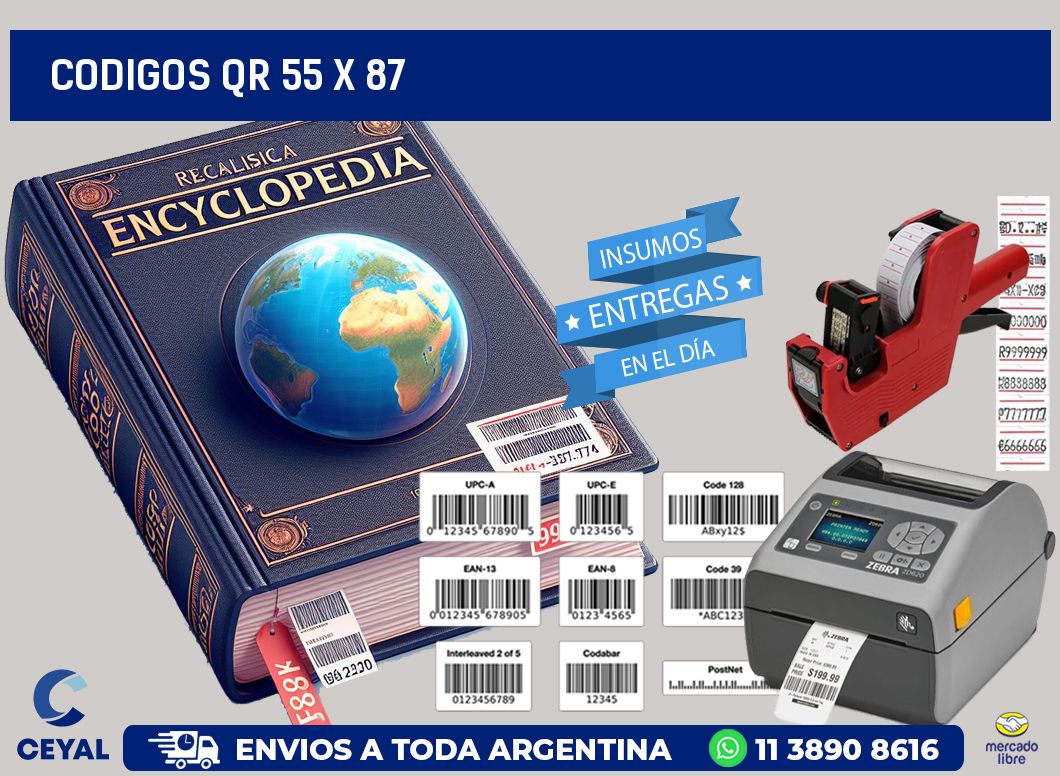 CODIGOS QR 55 x 87