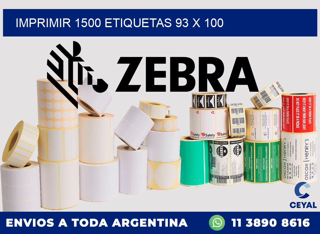 IMPRIMIR 1500 ETIQUETAS 93 x 100