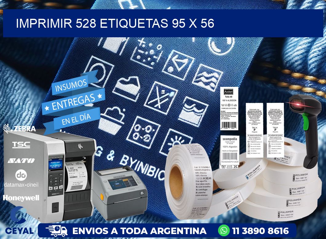 IMPRIMIR 528 ETIQUETAS 95 x 56