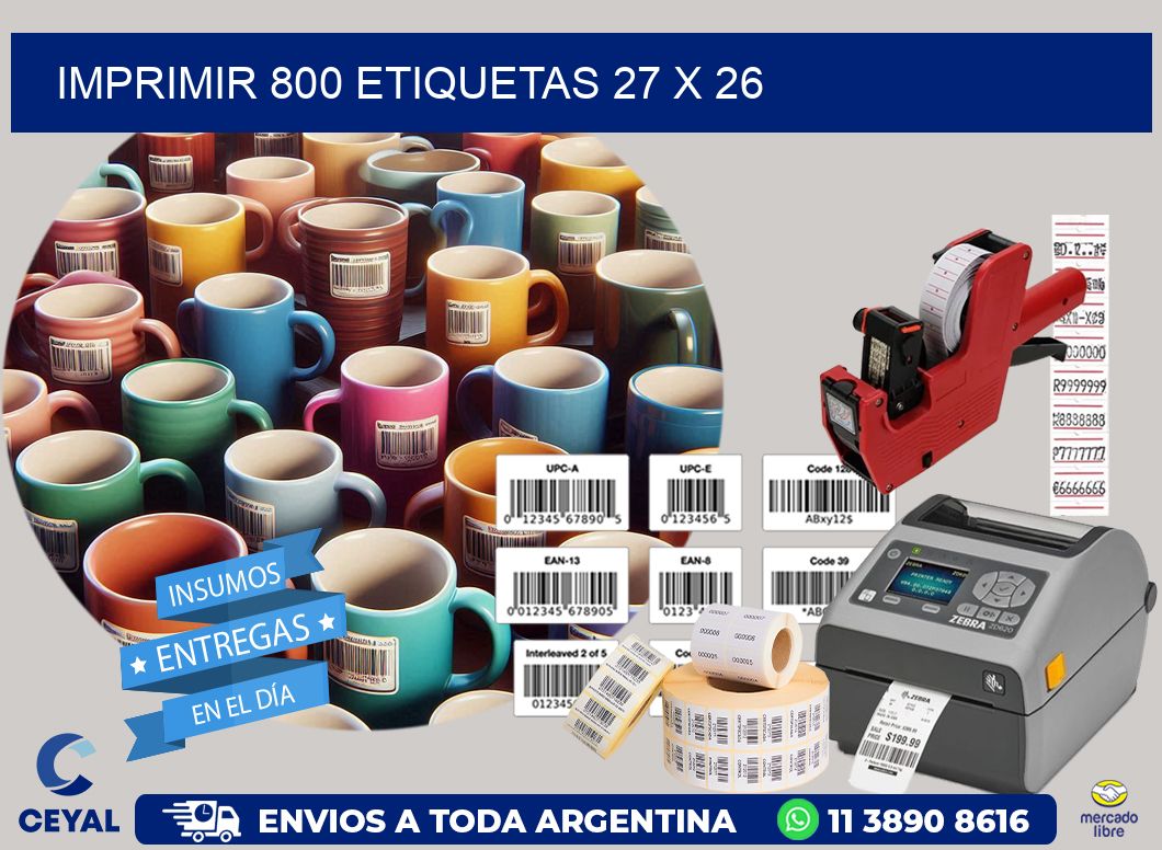 IMPRIMIR 800 ETIQUETAS 27 x 26