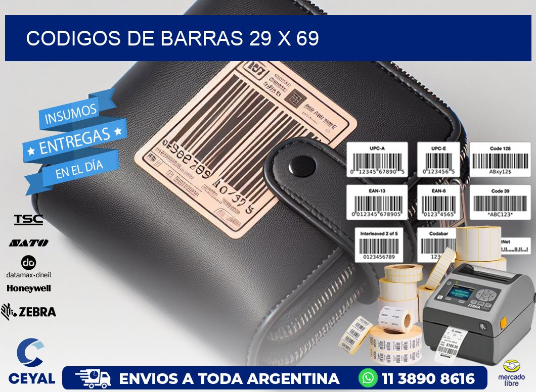 codigos de barras 29 x 69