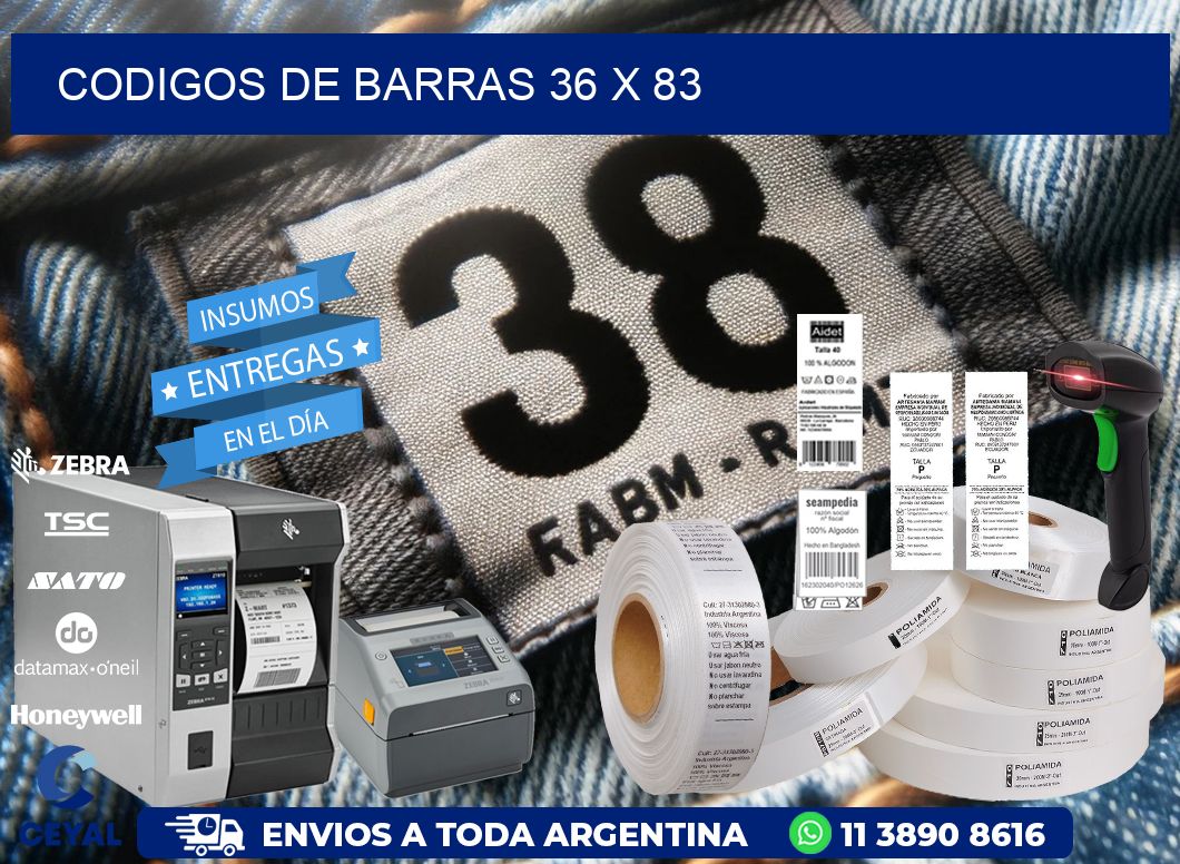 codigos de barras 36 x 83