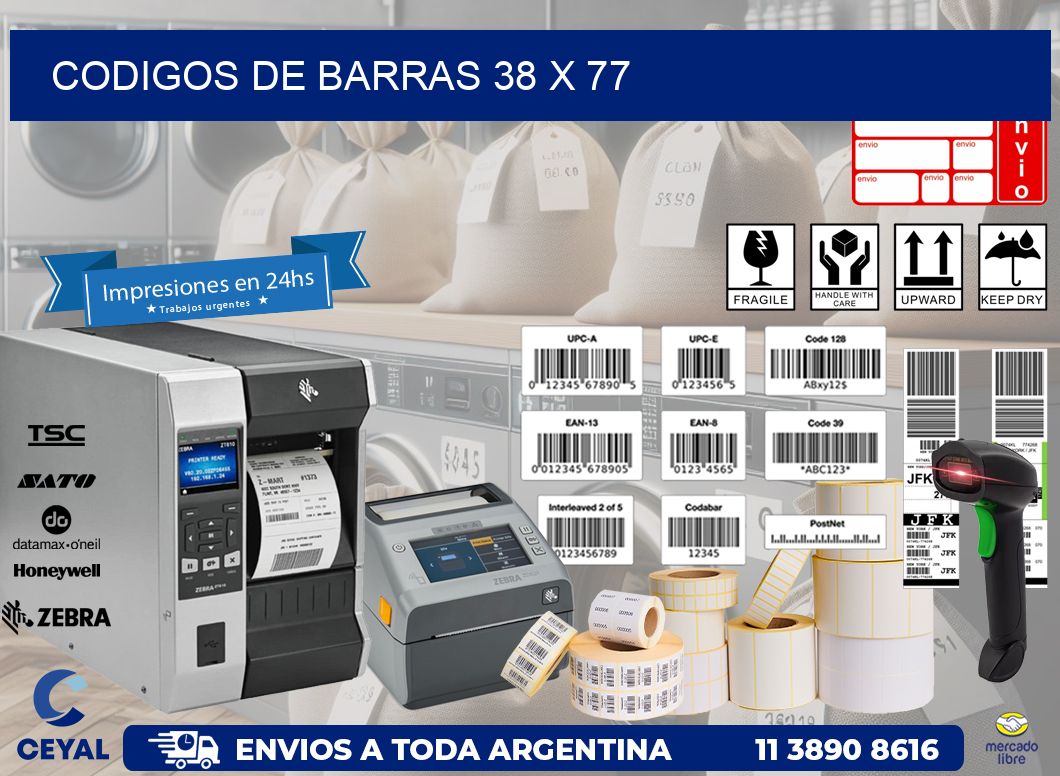 codigos de barras 38 x 77