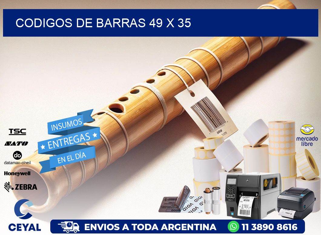 codigos de barras 49 x 35