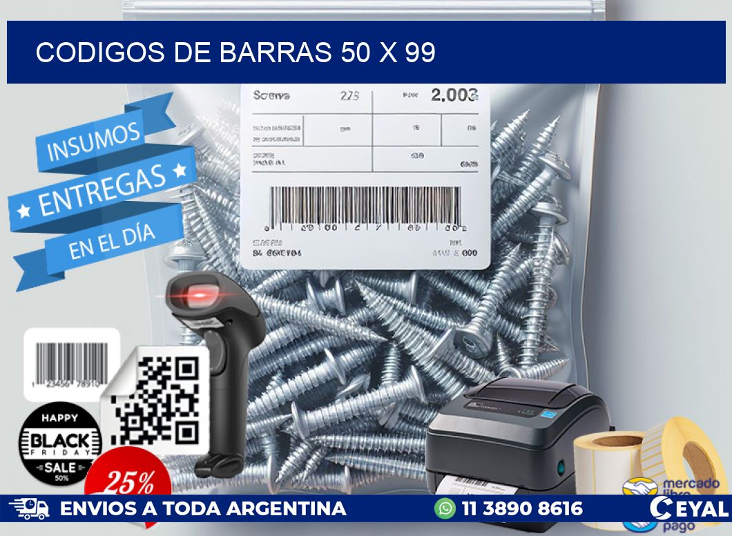 codigos de barras 50 x 99