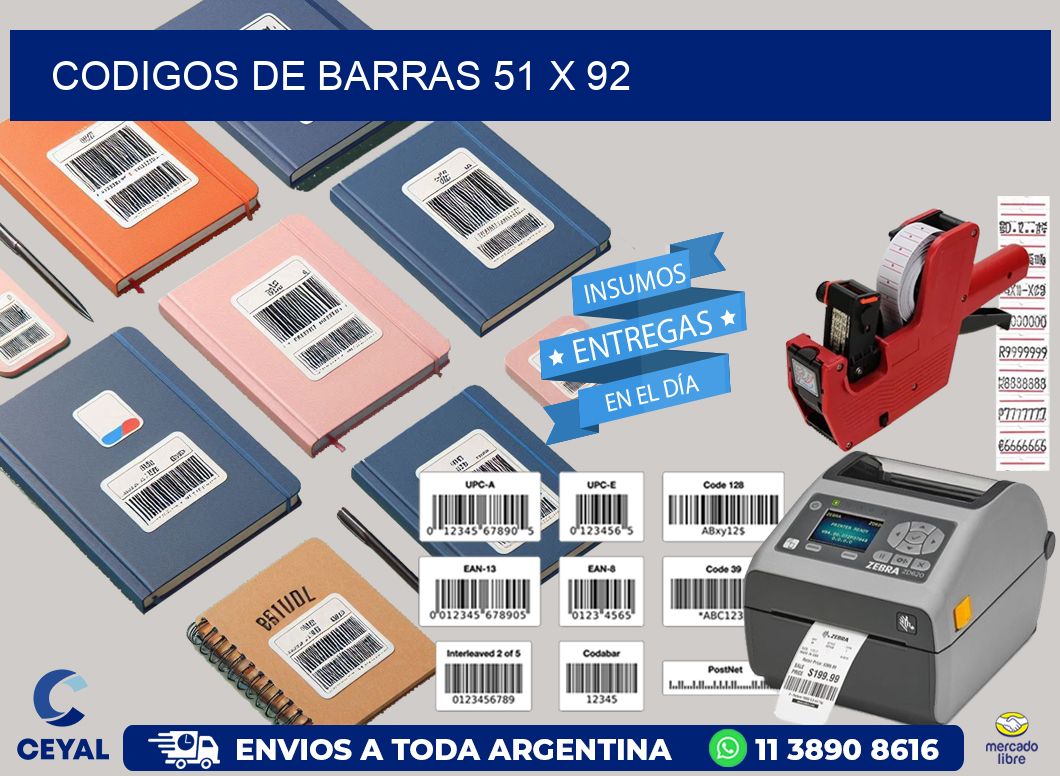 codigos de barras 51 x 92