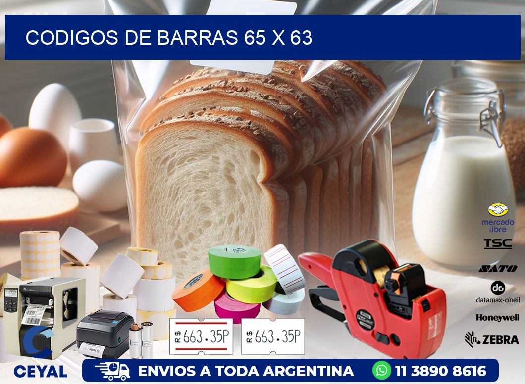 codigos de barras 65 x 63