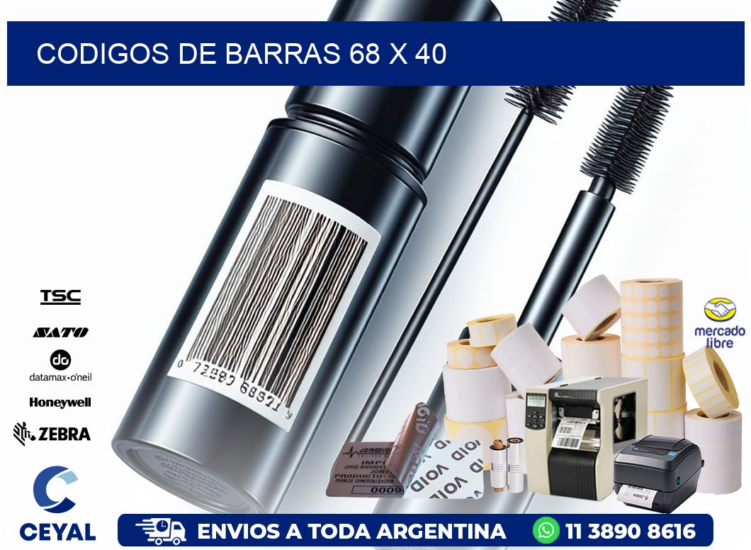 codigos de barras 68 x 40