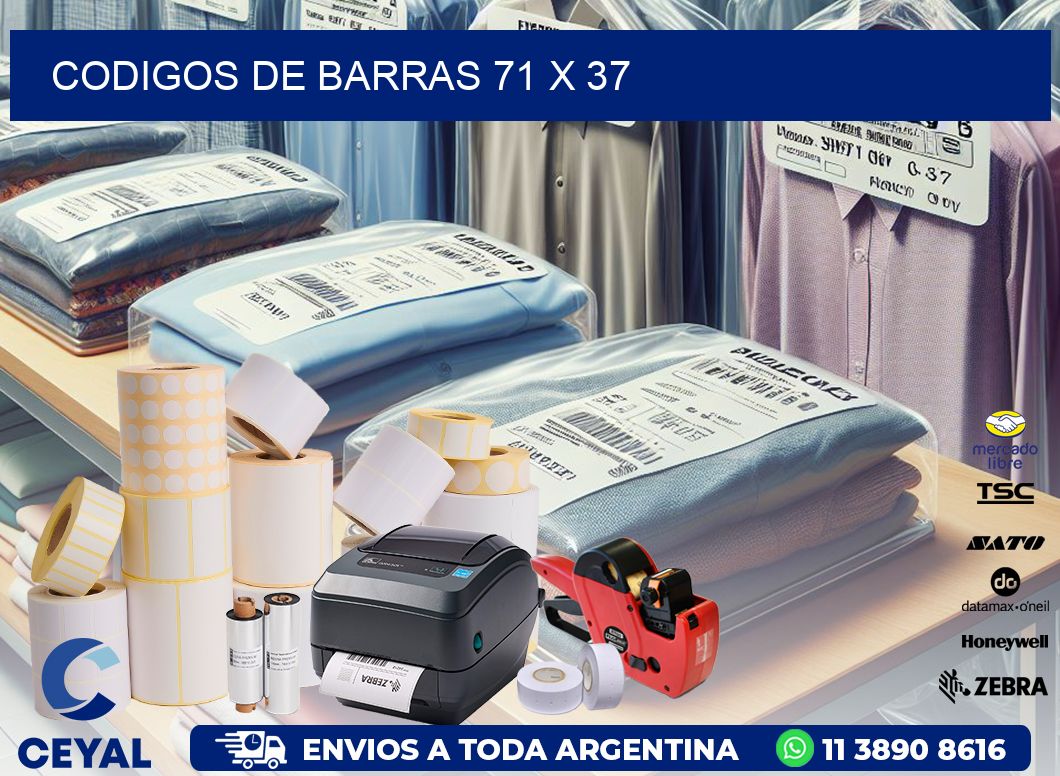 codigos de barras 71 x 37