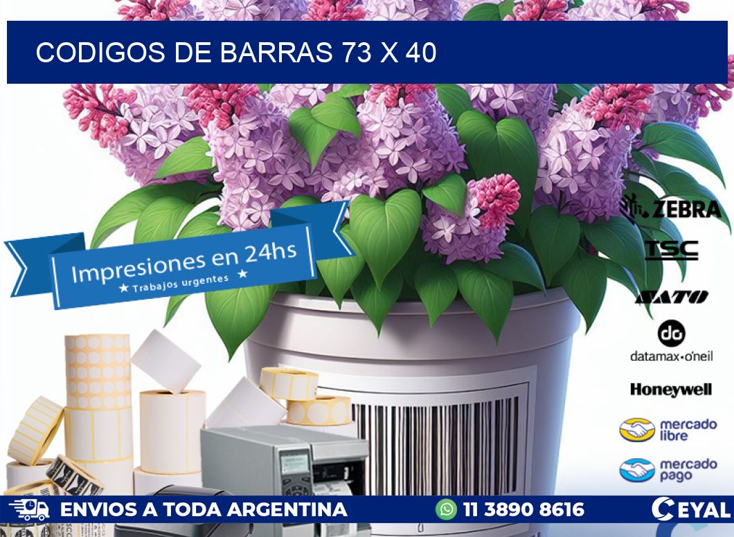 codigos de barras 73 x 40