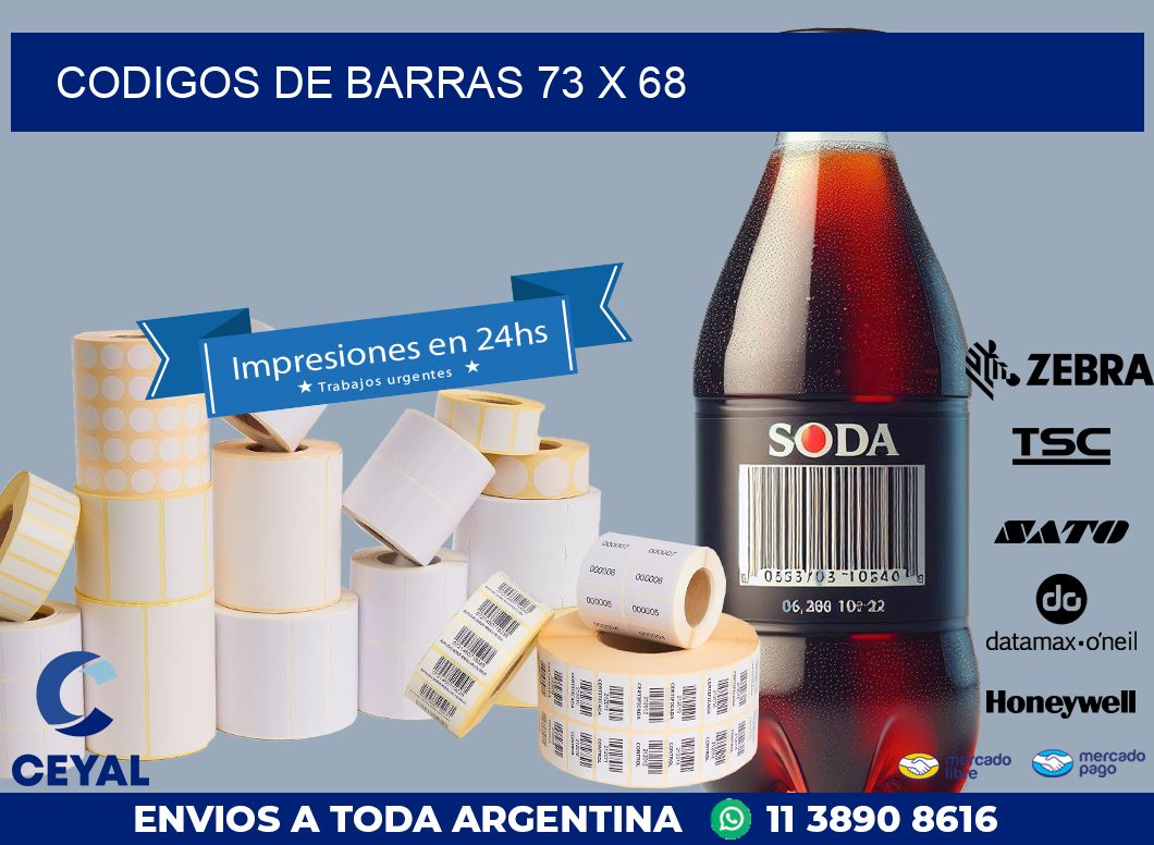 codigos de barras 73 x 68