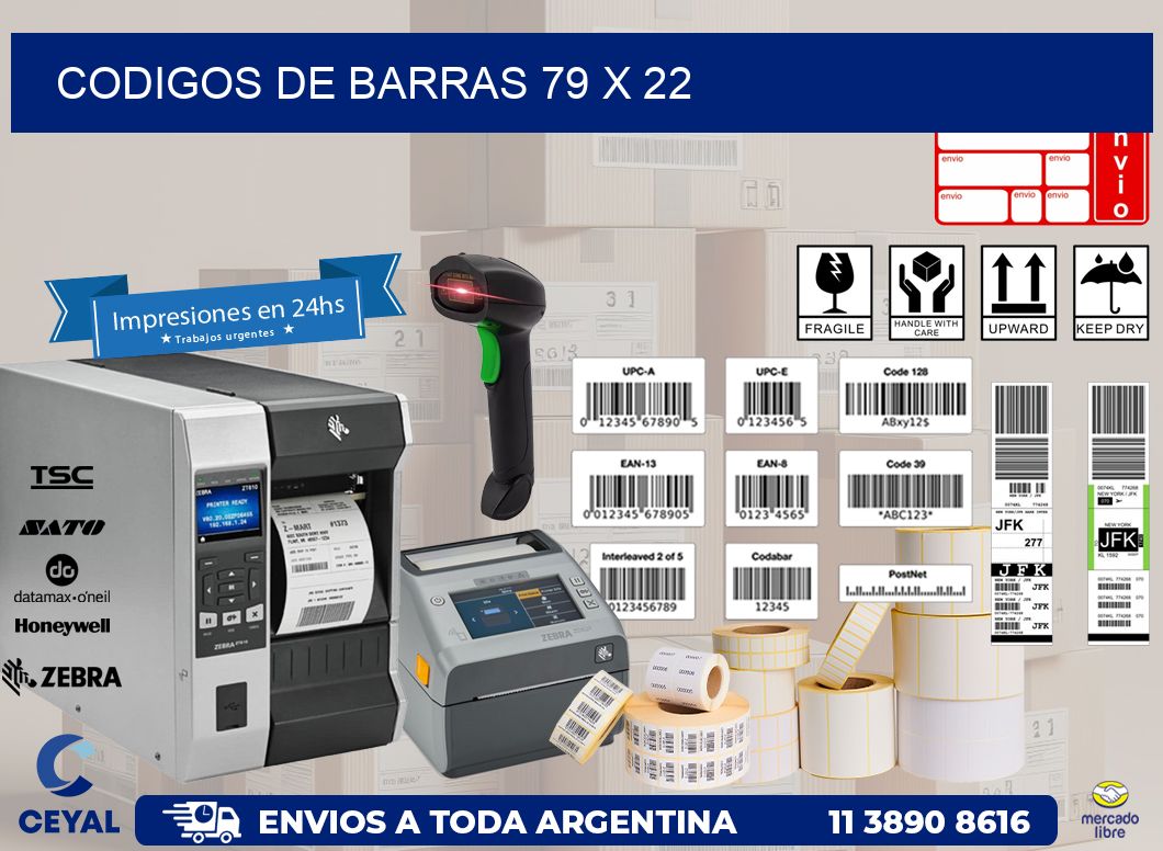 codigos de barras 79 x 22