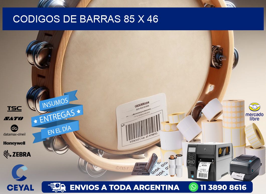 codigos de barras 85 x 46