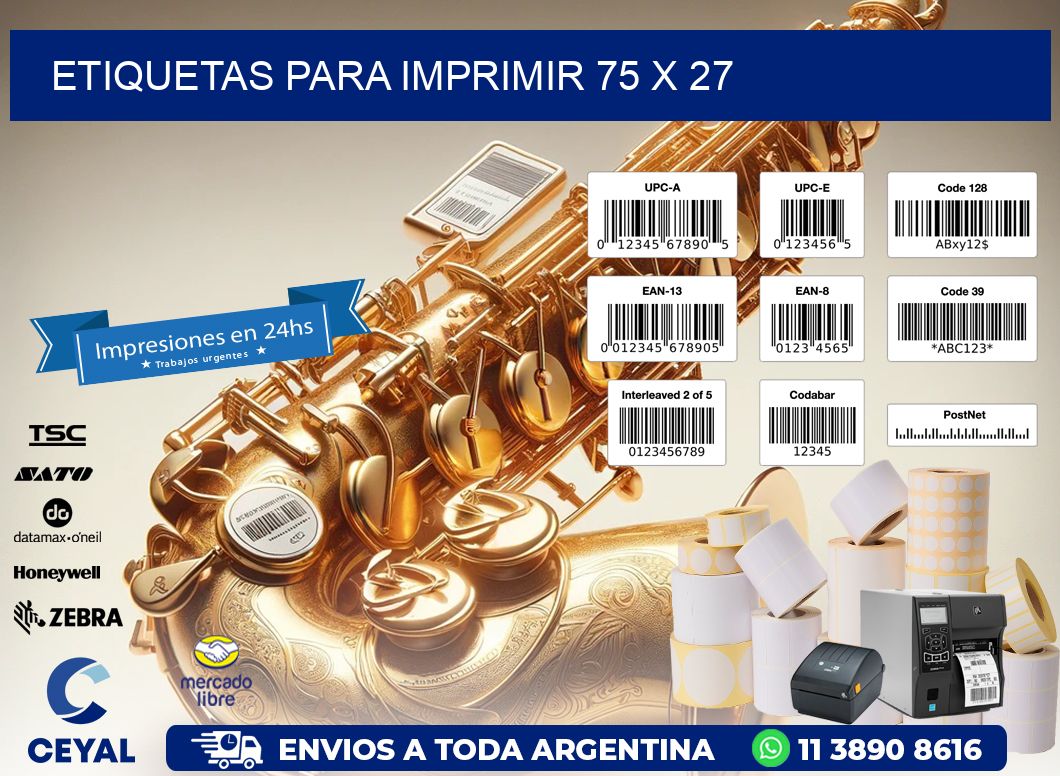 etiquetas para imprimir 75 x 27