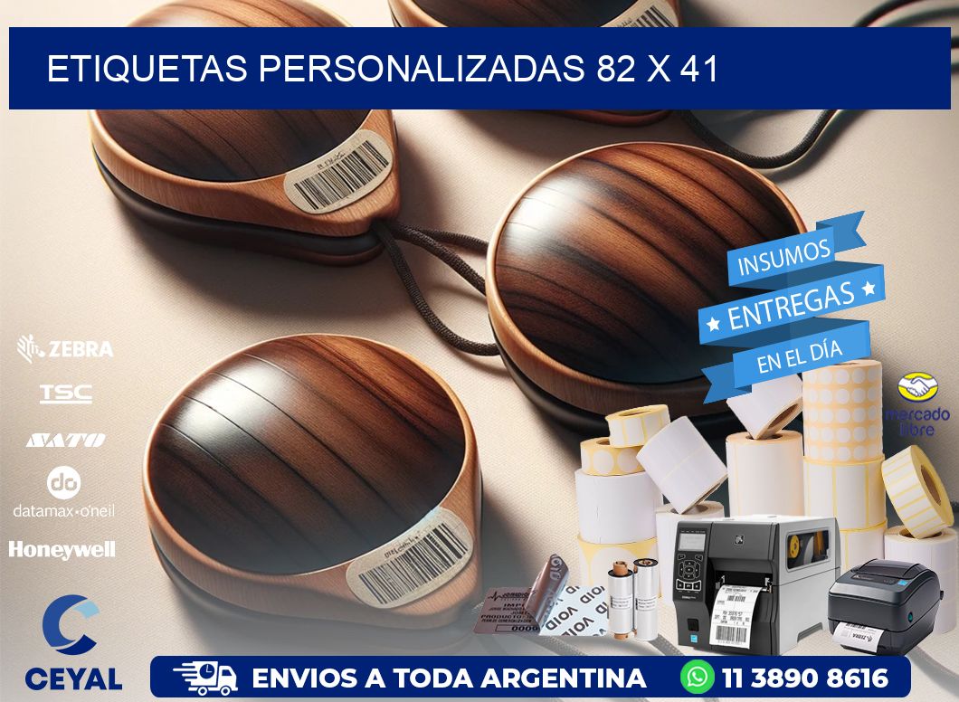 etiquetas personalizadas 82 x 41