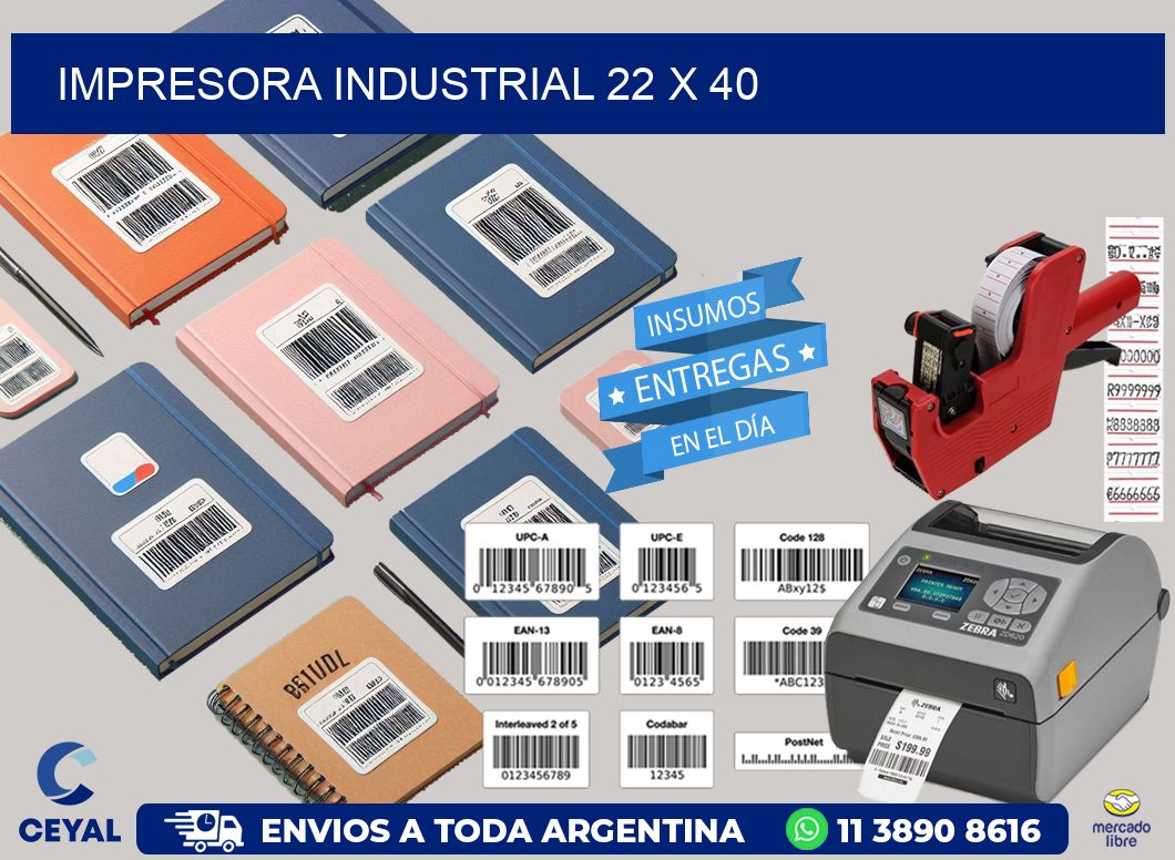 impresora industrial 22 x 40