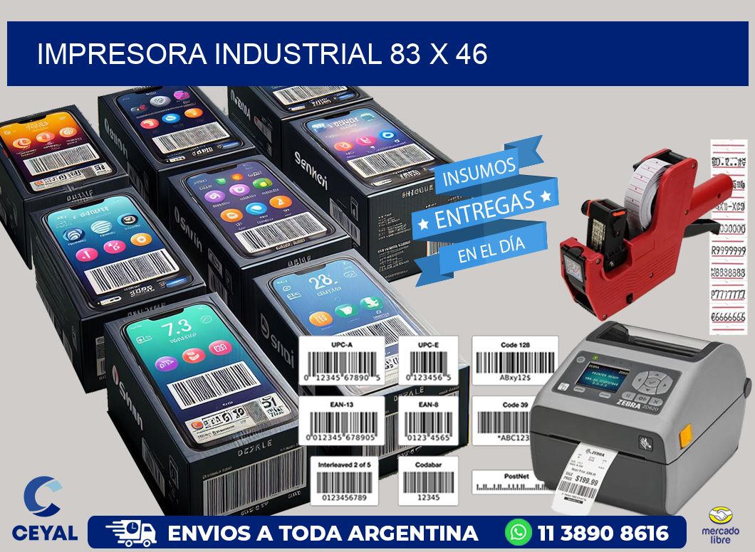 impresora industrial 83 x 46