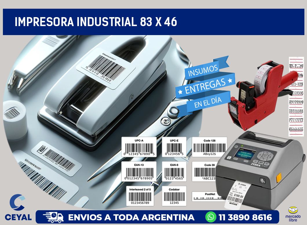 impresora industrial 83 x 46