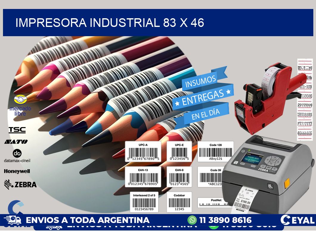 impresora industrial 83 x 46