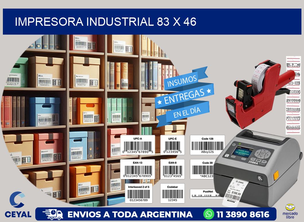 impresora industrial 83 x 46