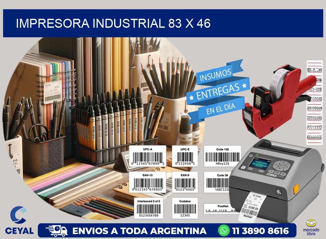 impresora industrial 83 x 46