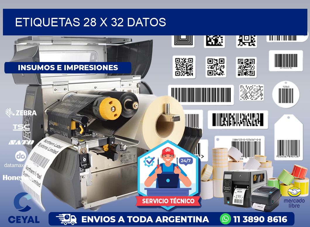 ETIQUETAS 28 x 32 DATOS