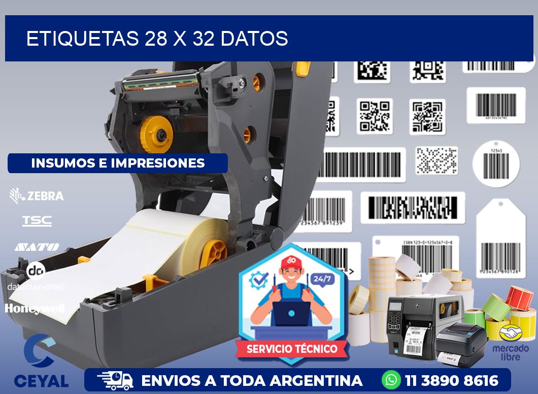 ETIQUETAS 28 x 32 DATOS