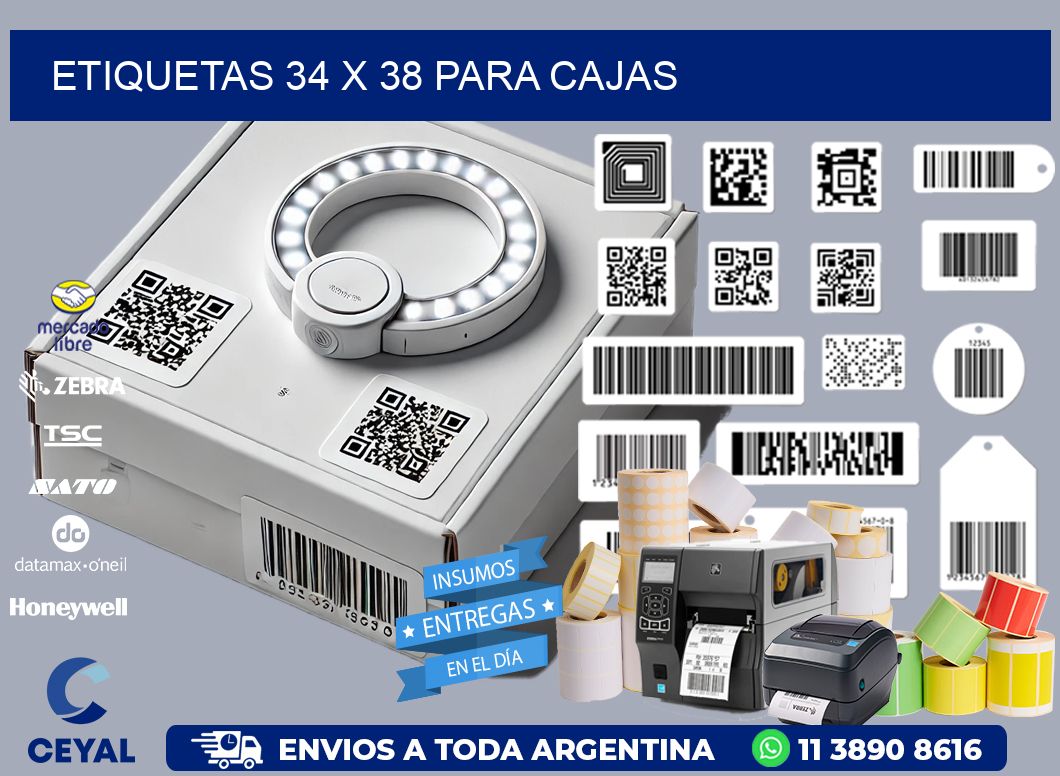 ETIQUETAS 34 x 38 PARA CAJAS