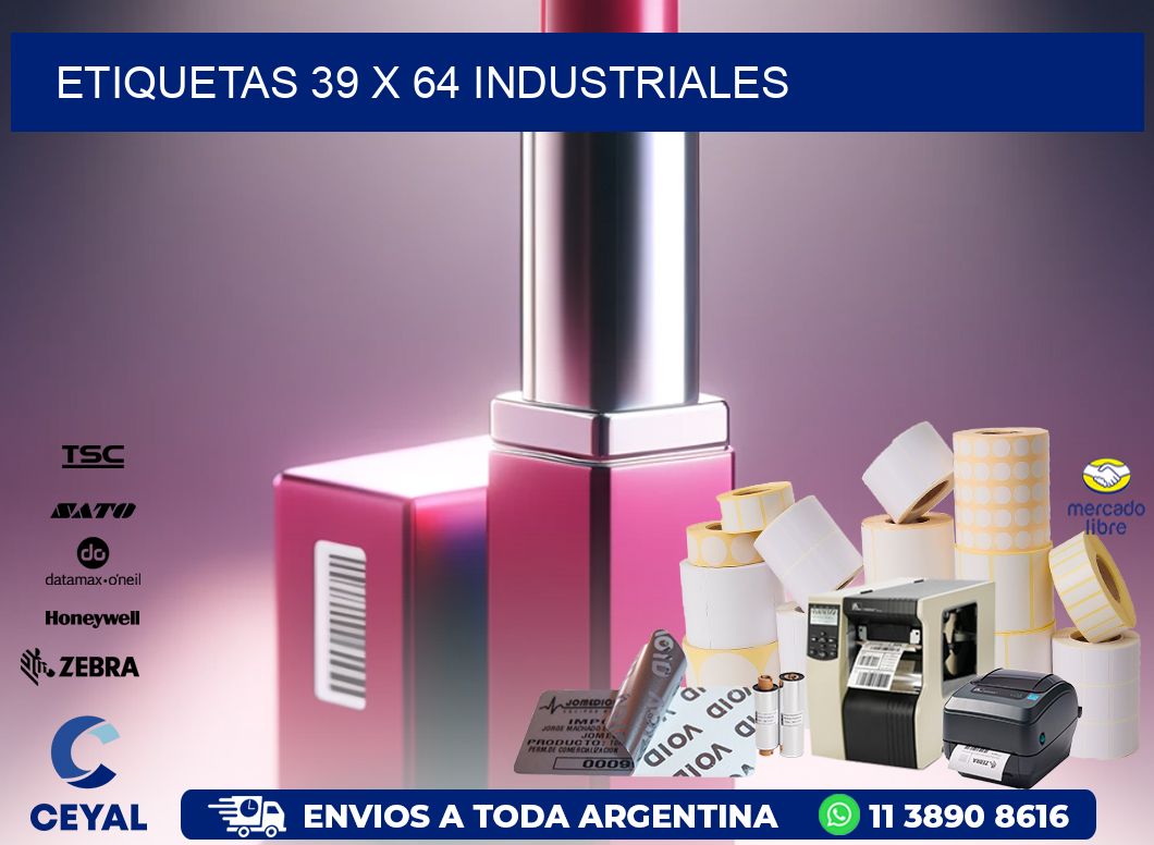 ETIQUETAS 39 x 64 INDUSTRIALES