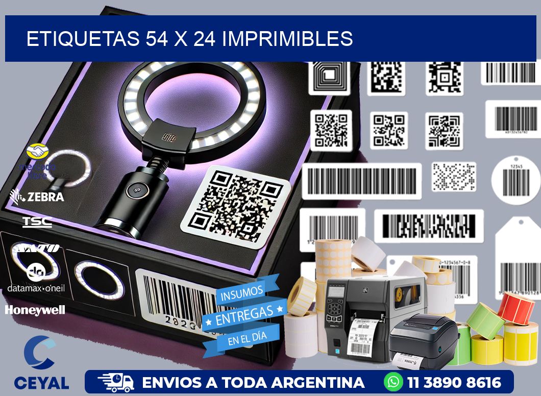 ETIQUETAS 54 x 24 IMPRIMIBLES