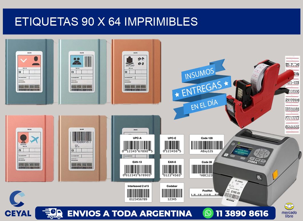 ETIQUETAS 90 x 64 IMPRIMIBLES