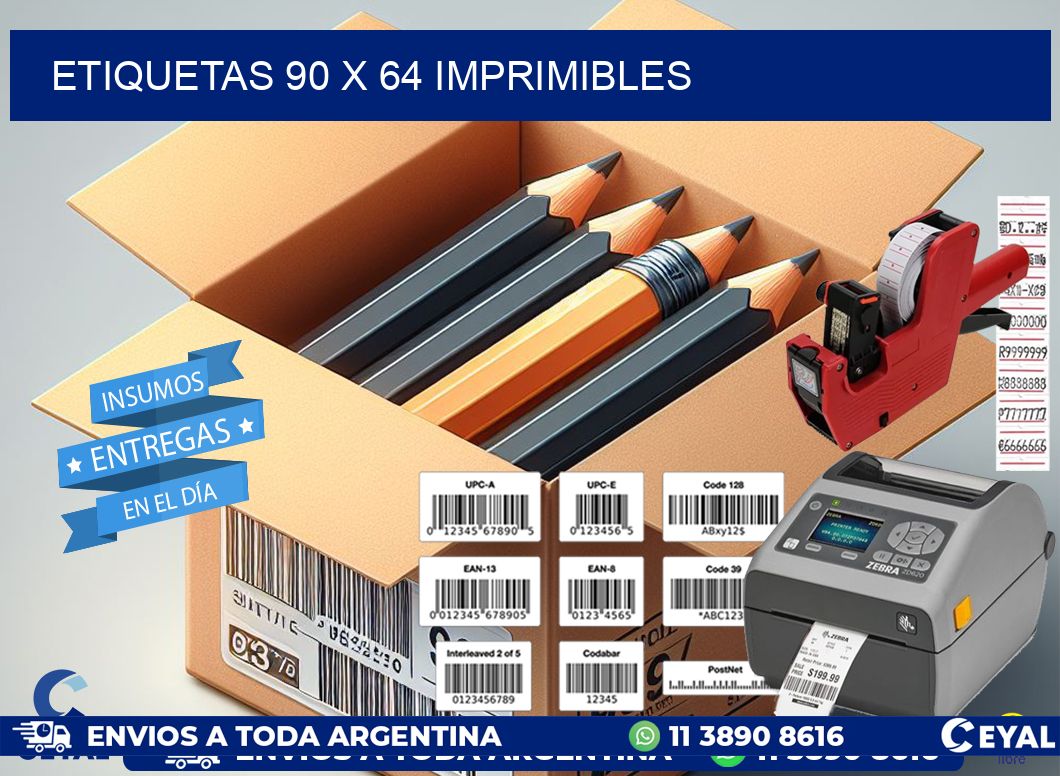 ETIQUETAS 90 x 64 IMPRIMIBLES