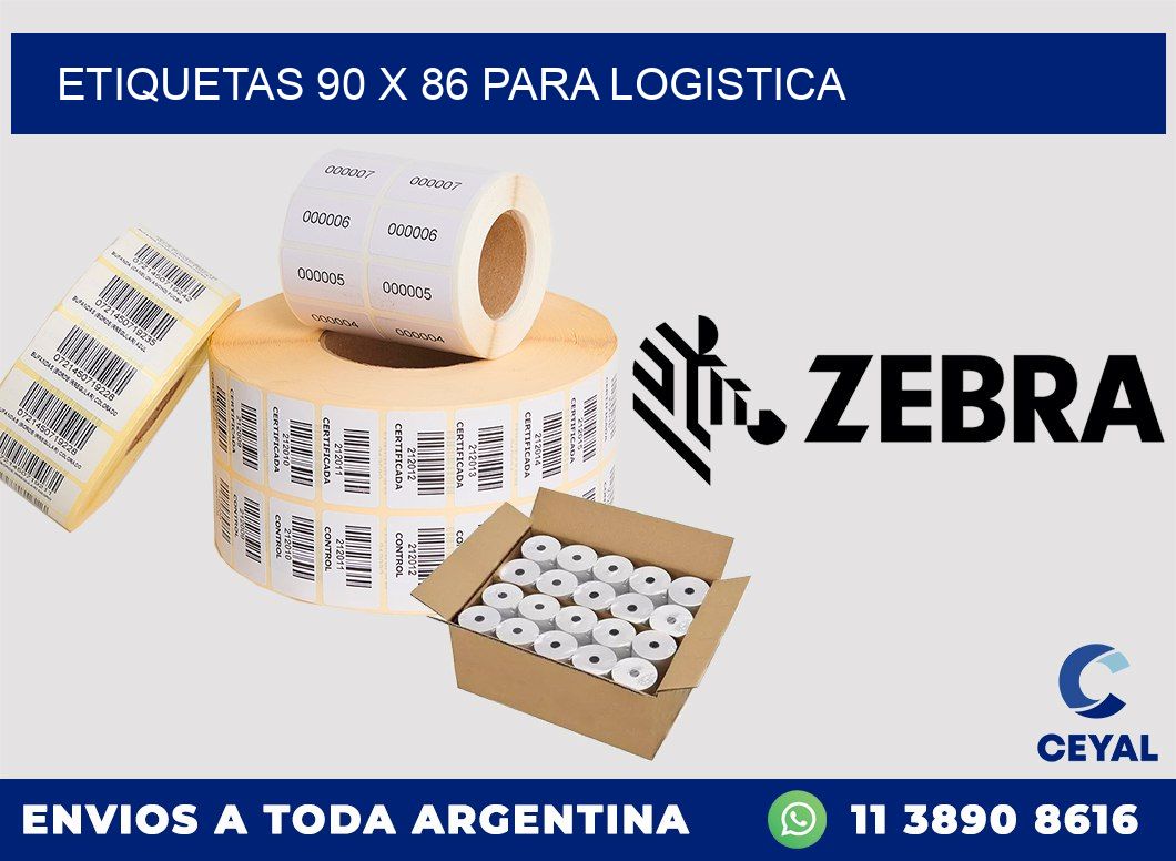 ETIQUETAS 90 x 86 PARA LOGISTICA