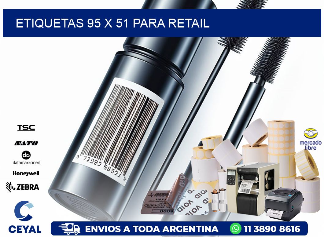 ETIQUETAS 95 x 51 PARA RETAIL