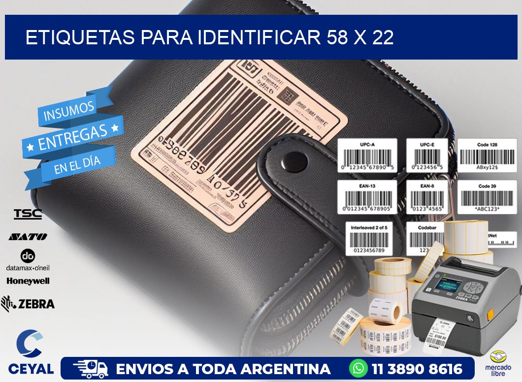 etiquetas para identificar 58 x 22