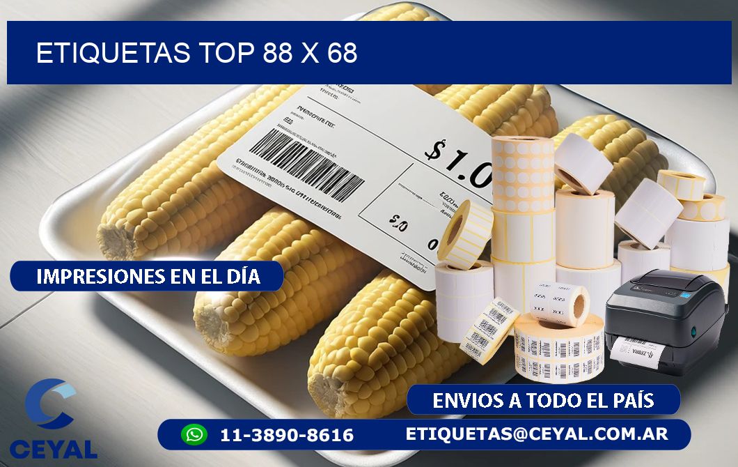 etiquetas top 88 x 68