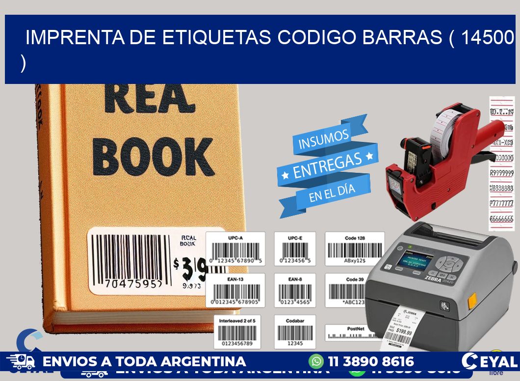 imprenta de etiquetas codigo barras ( 14500 )