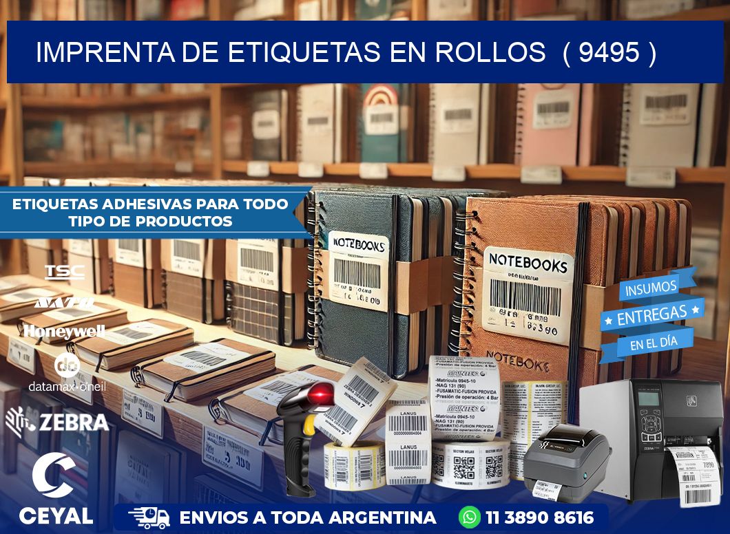 imprenta de etiquetas en rollos  ( 9495 )