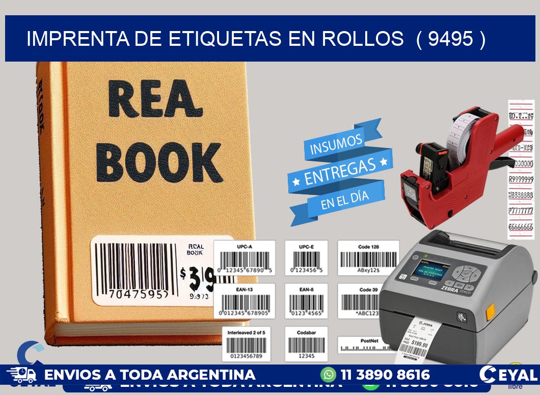 imprenta de etiquetas en rollos  ( 9495 )