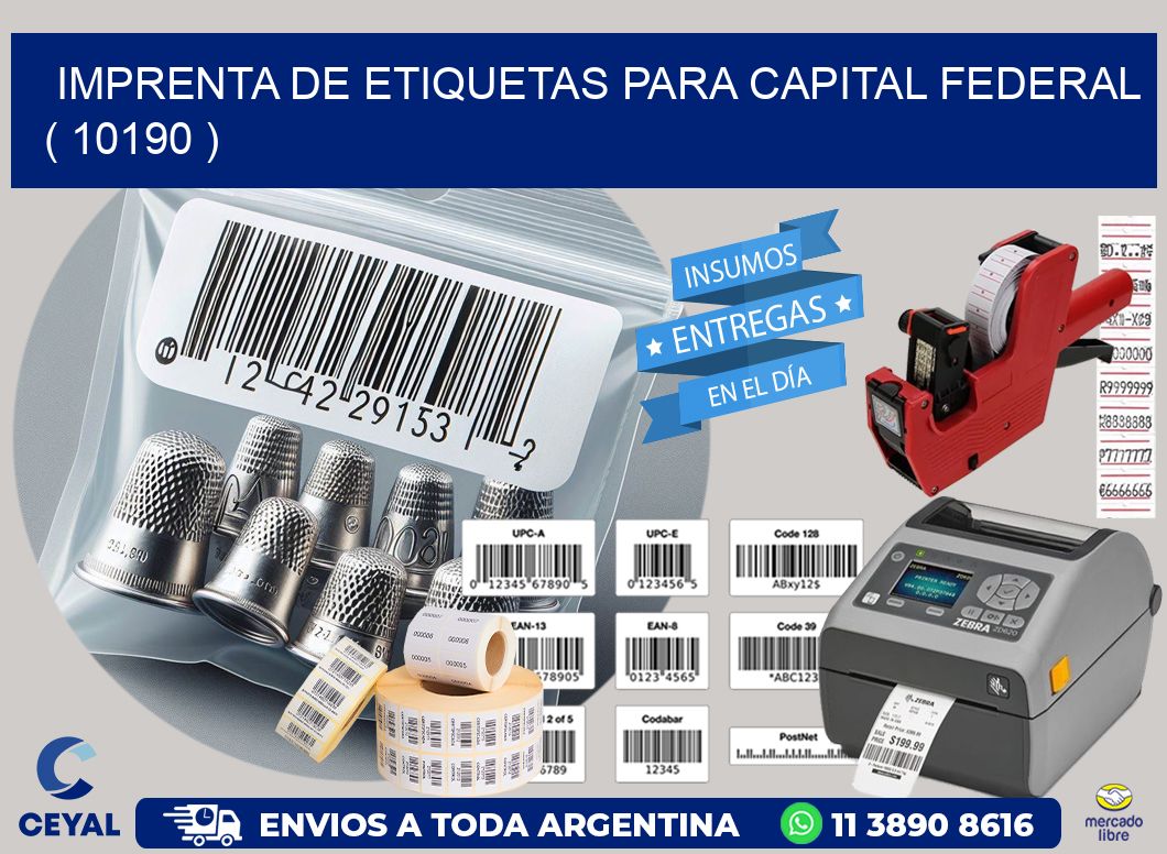 imprenta de etiquetas para capital federal  ( 10190 )