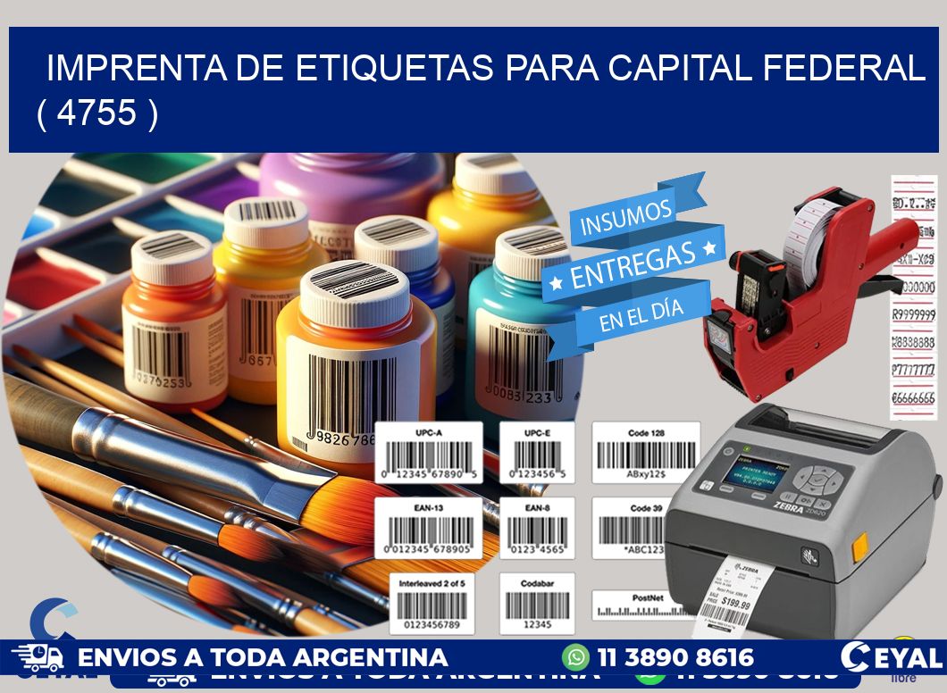 imprenta de etiquetas para capital federal  ( 4755 )