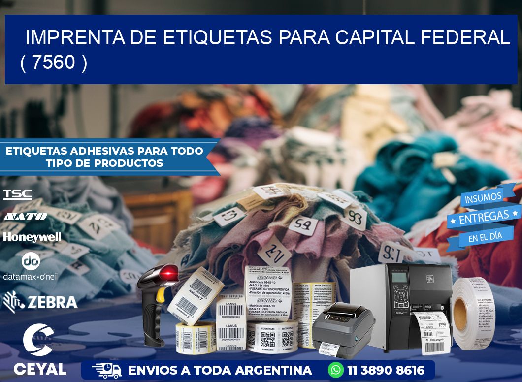 imprenta de etiquetas para capital federal  ( 7560 )