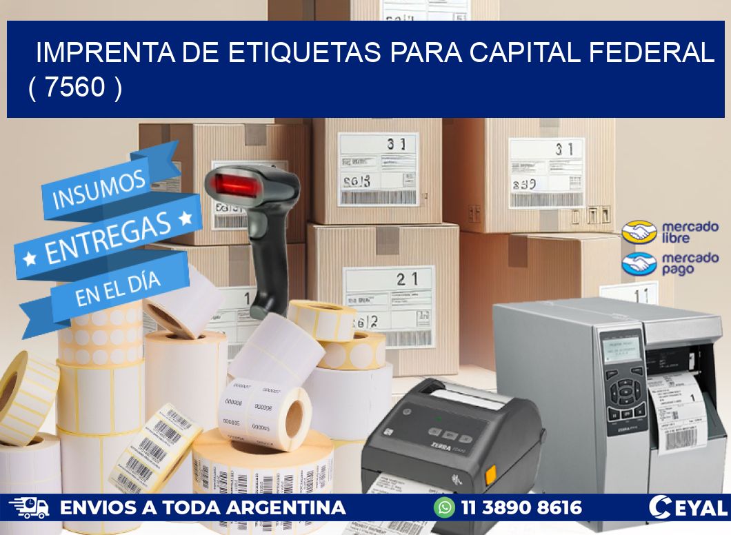 imprenta de etiquetas para capital federal  ( 7560 )