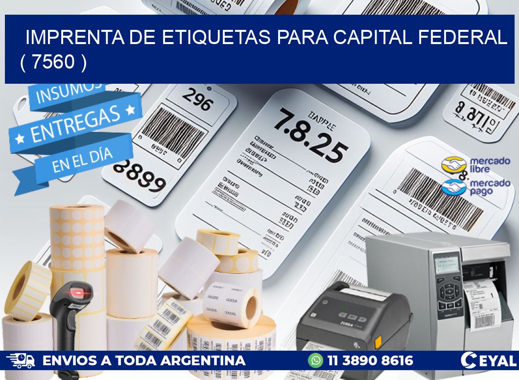 imprenta de etiquetas para capital federal  ( 7560 )