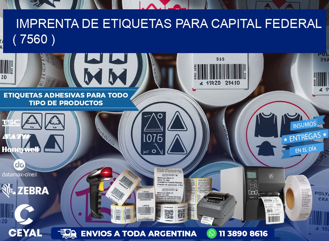 imprenta de etiquetas para capital federal  ( 7560 )