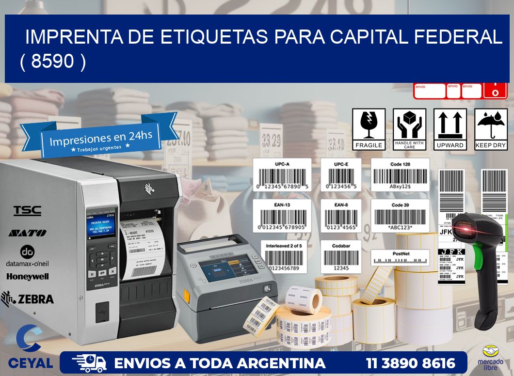 imprenta de etiquetas para capital federal  ( 8590 )