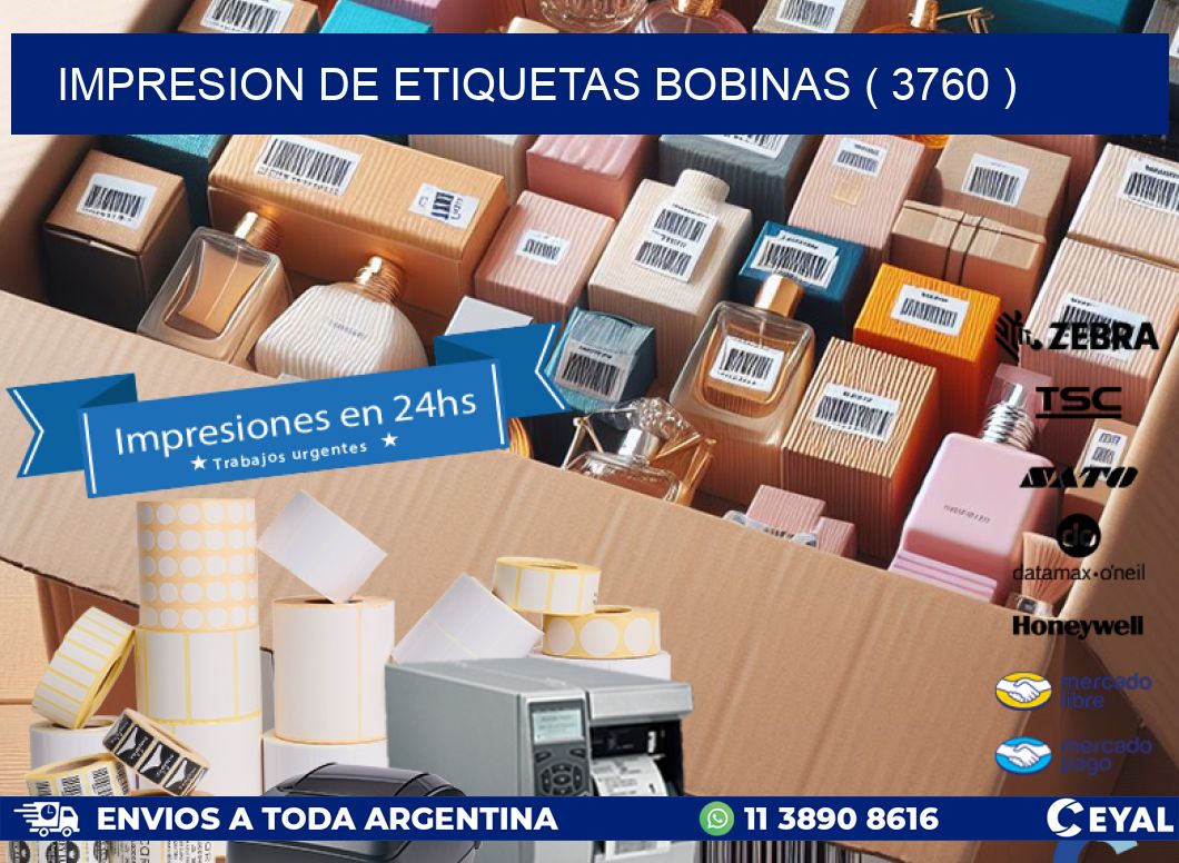 impresion de etiquetas bobinas ( 3760 )