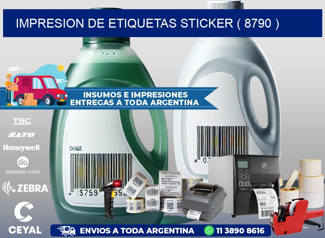 impresion de etiquetas sticker ( 8790 )